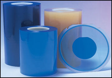 機械剝離專用藍膜 Blue adhesive plastic film